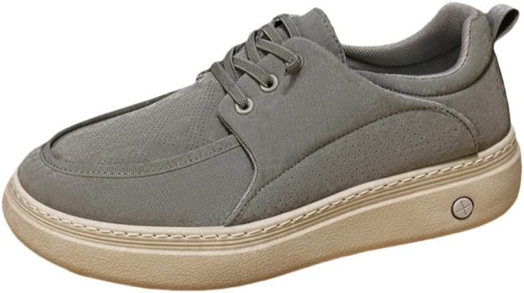 

Мужские повседневные слипоны с мягкой подошвой и противоскользящей поверхностью - удобный дышащий верх - противоскользящие кроссовки - подходят для работы и ежедневного использования Clolinde, серый