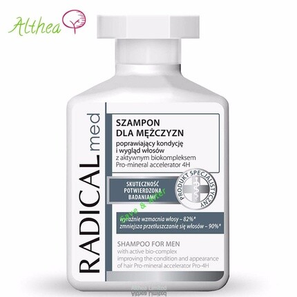 

Radical Med Шампунь для мужчин с активным биокомплексом 300мл, Farmona