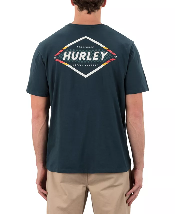 

Мужская футболка Velocity с коротким рукавом Hurley, синий