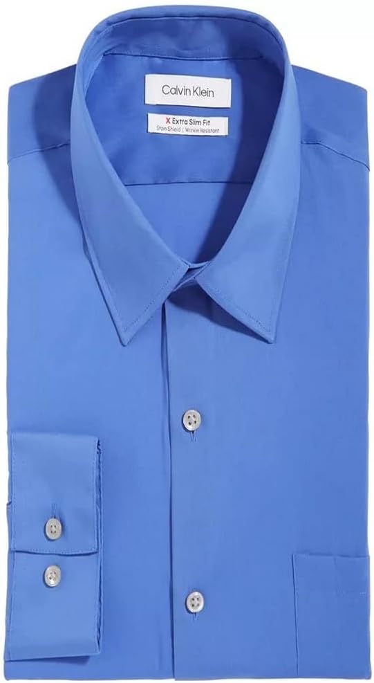 

Мужская рубашка Calvin Klein Extreme Slim Fit Stain Shield, Azure