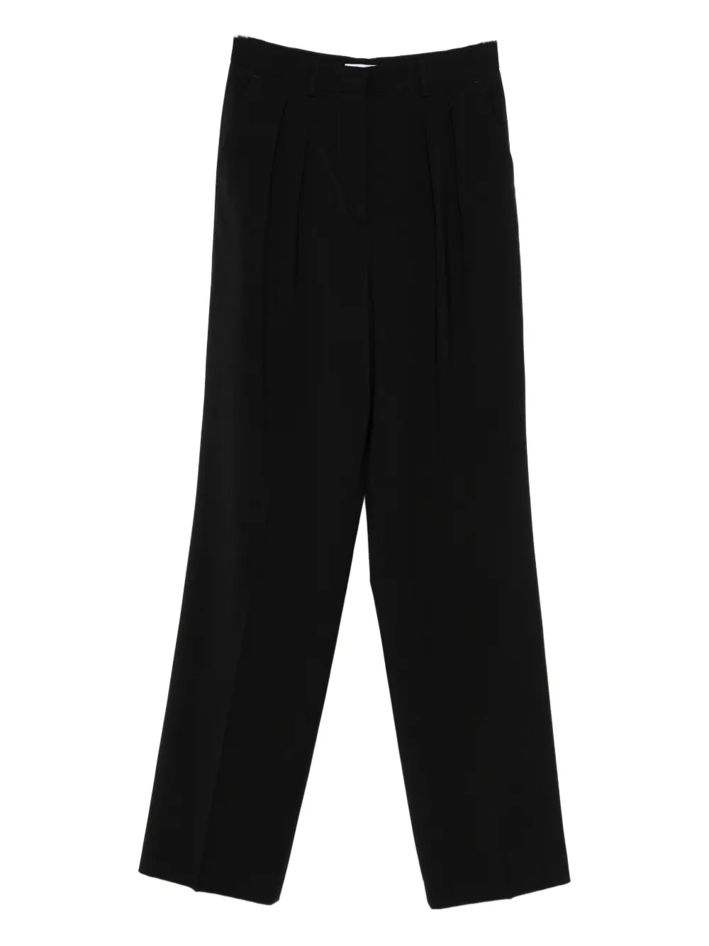 

Шерстяные брюки с двойной складкой Manuel Ritz, черный