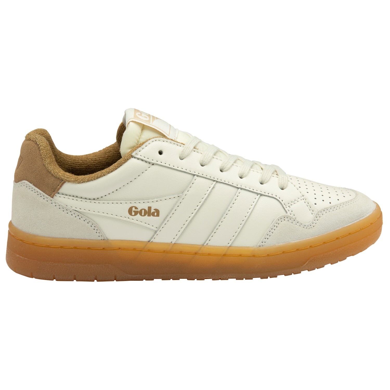 

Кроссовки Gola Eagle '86, цвет Off-White/Light Caramel/Gum