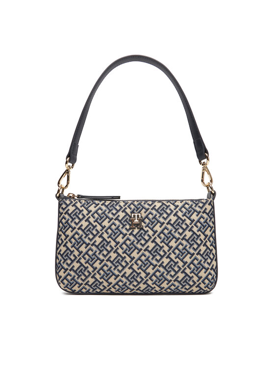 

Сумочка Th Jacquard Shoulder Pouch AW0AW17828 Tommy Hilfiger, синий