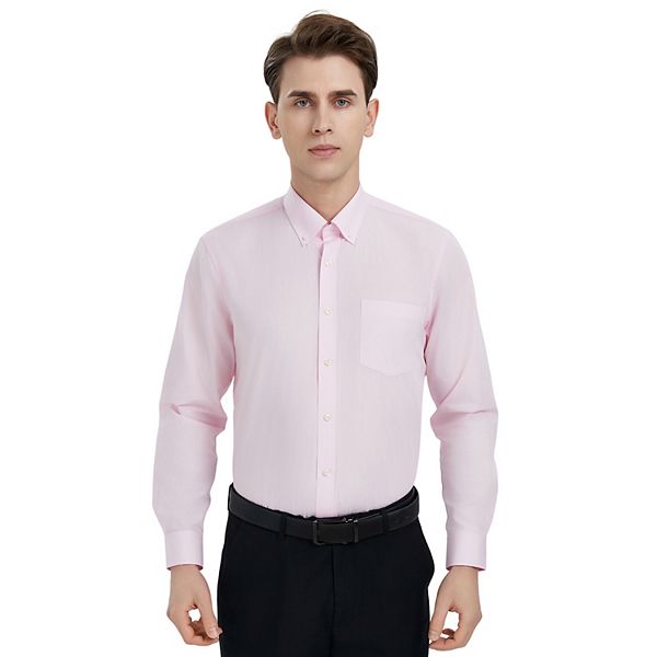 

Мужская рубашка из поплина на пуговицах Savile Row, Pink