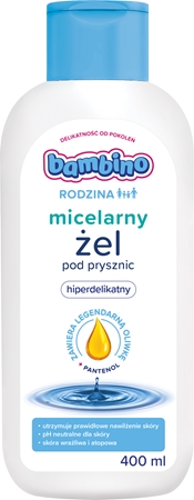 

Мицеллярный гель для душа Bambino Family Micellar, 400 ml