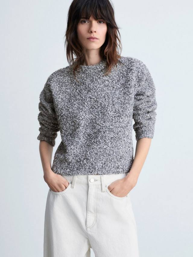

Вязаный джемпер rucula boucle Mango, цвет Medium Grey