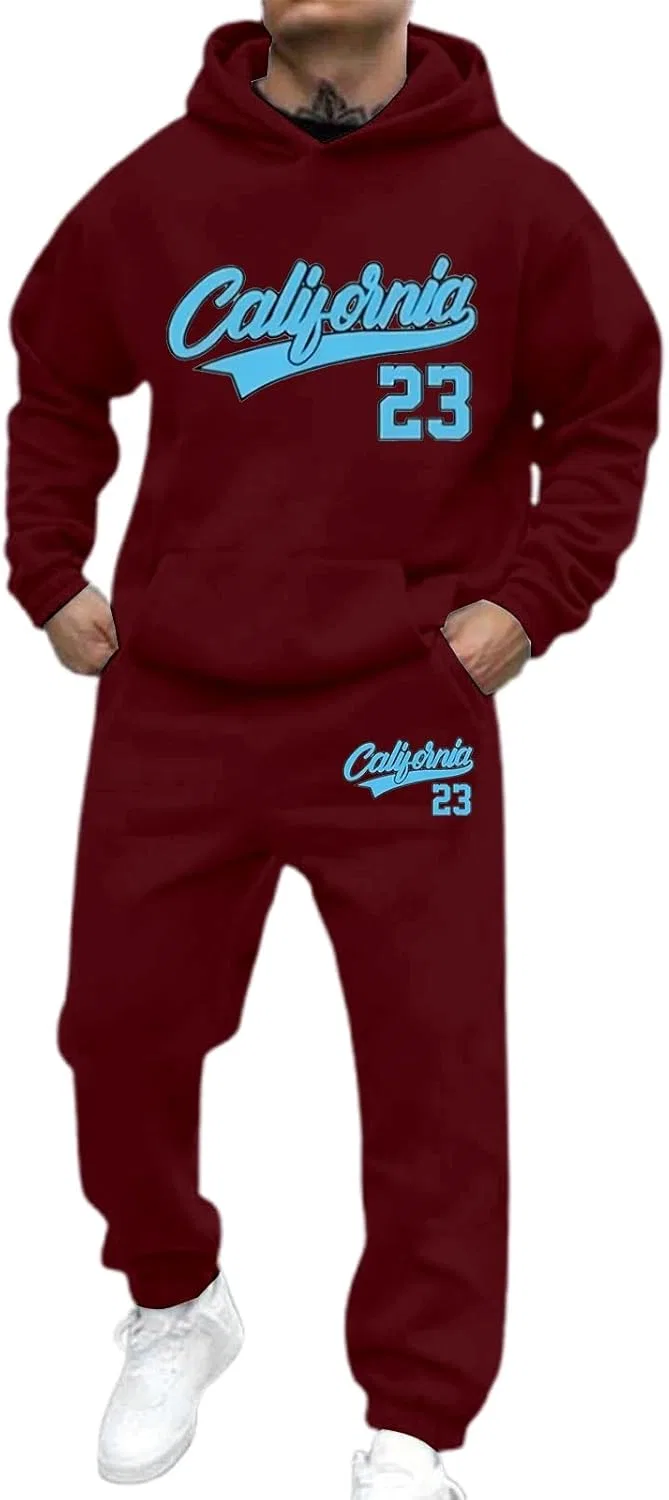 Спортивный костюм 2 предмета Vintage Athletic, A02-red