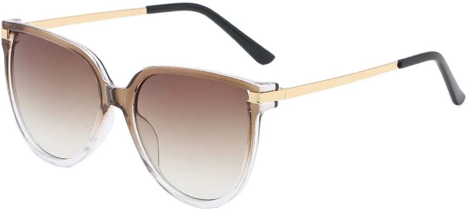 

Солнцезащитные очки «Кошачий глаз» 2026 года в круглой оправе, для мужчин и женщин, крупная оправа, для уличной фотографии (цвет: B, размер: средний) MTZJH, F