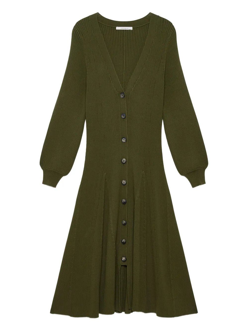 

Платье миди в рубчик Maliparmi, зеленый