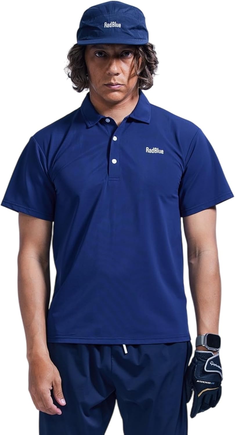 

Футболка-поло RadBlue 250211 для гольфа с коротким рукавом (Super Dry Canoba) / Мужская, темно-синий