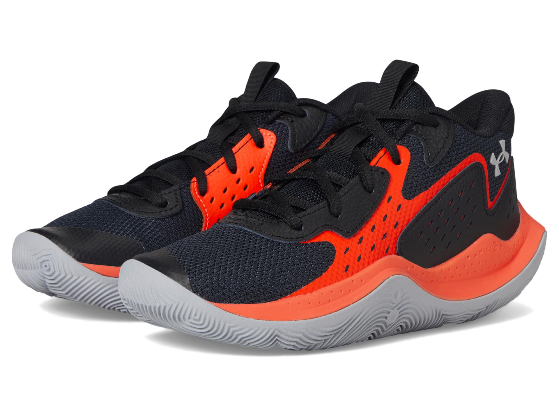 

Кроссовки Under Armour Kids JET '23 Basketball Shoe, цвет Black/Ares Red/Mod Gray