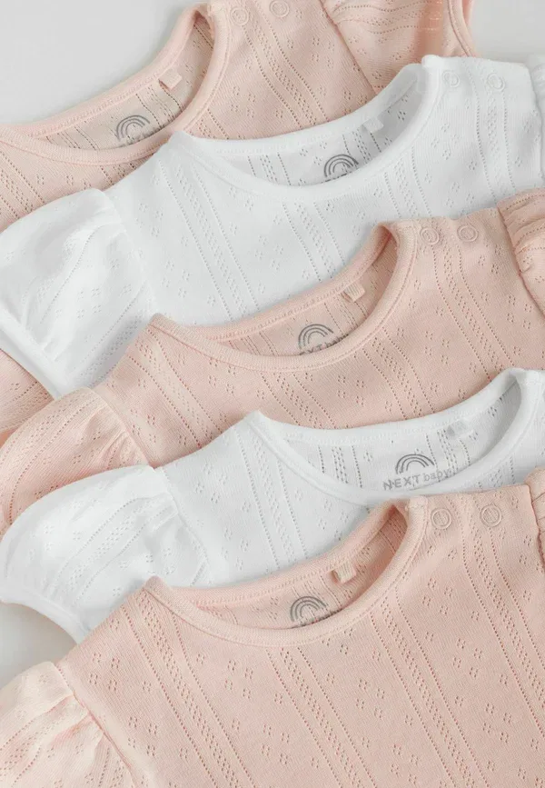 Набор боди 5 шт Next, multi pastel, разноцветный пастельный — фото 4