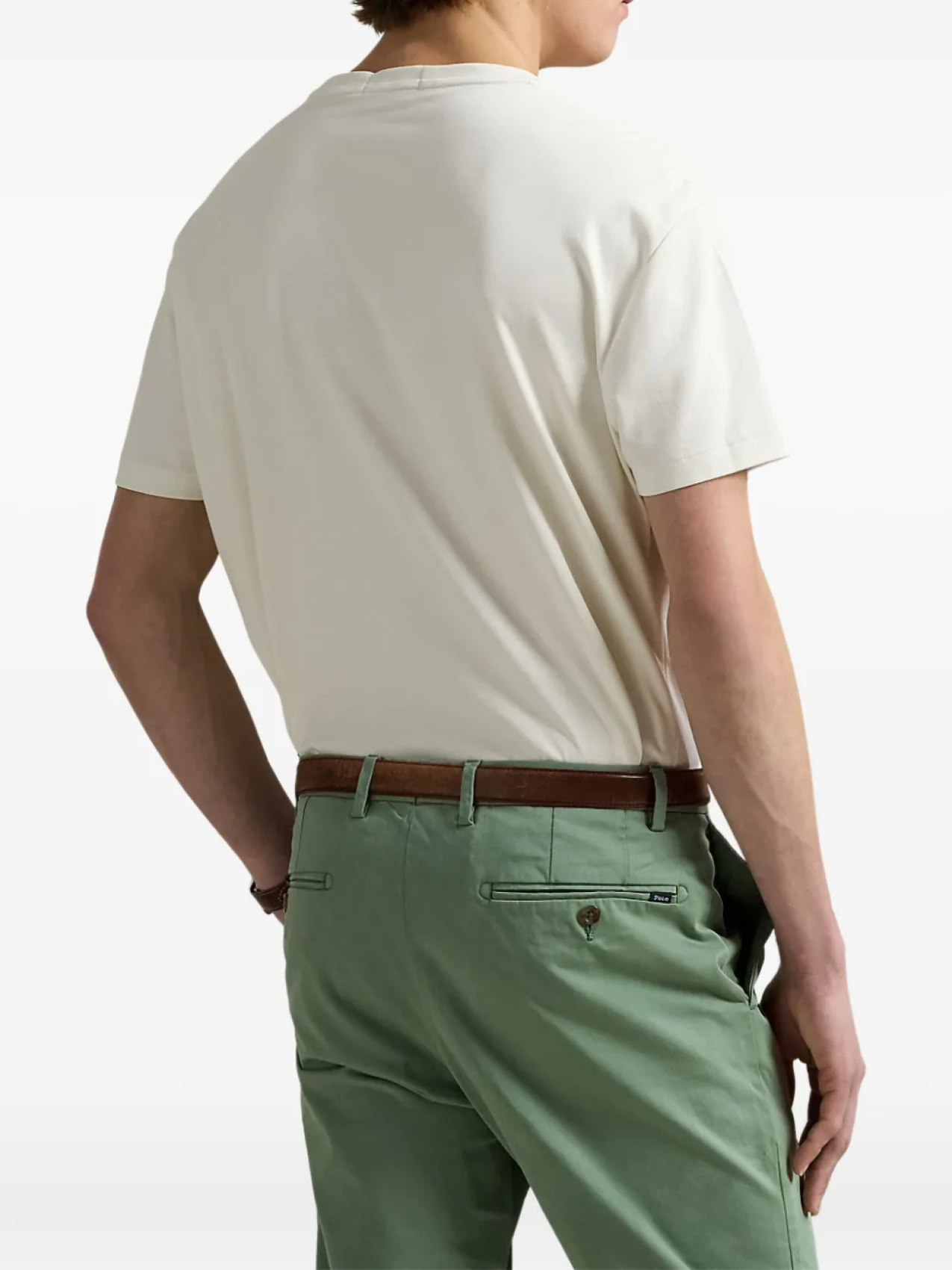 Polo Ralph Lauren футболка с круглым вырезом, белый — фото 3