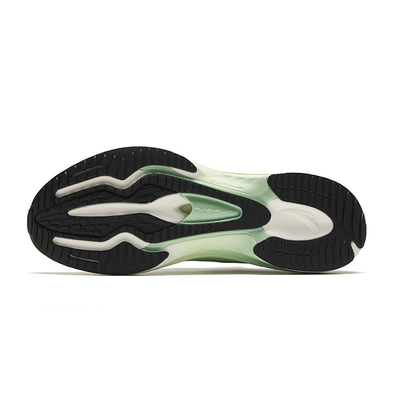 Кроссовки для бега по шоссе для мужчин с низким верхом Oxygen Green/black/ivory White Anta — фото 4