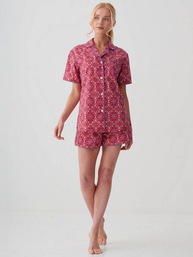 

Комплект пижамы из хлопка с короткими штанами British Boxers, Multi