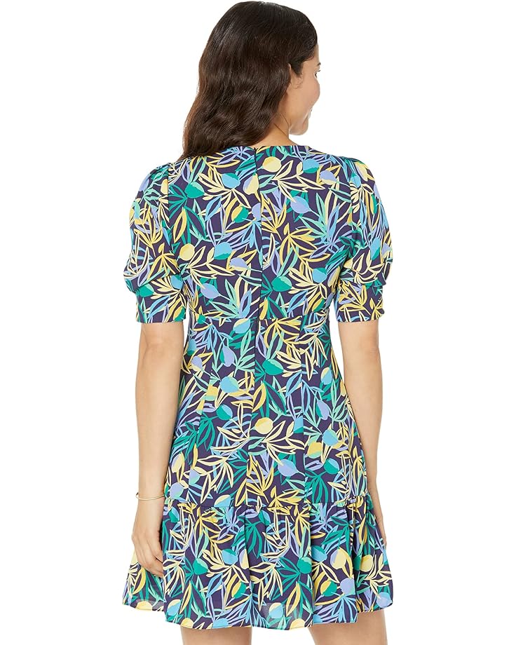 

Платье Donna Morgan Printed Mini Dress, цвет Navy/Yellow