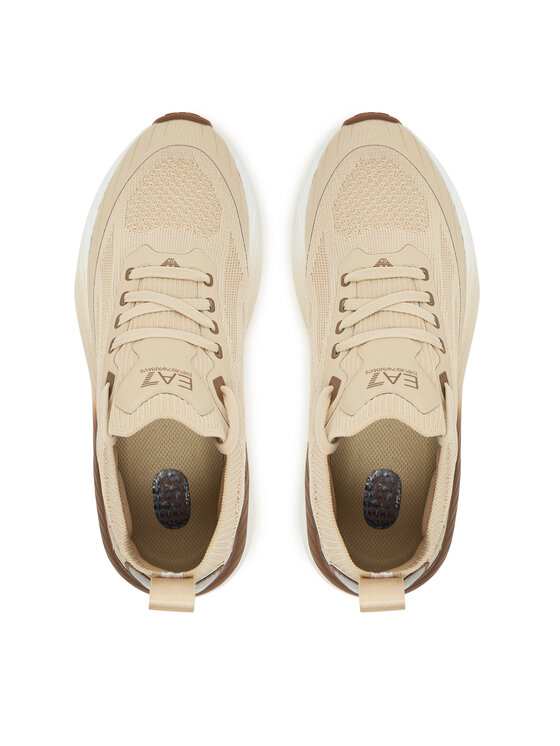 Кроссовки 7X000343 AF18639 M1135 Ea7 Emporio Armani, бежевый — фото 4