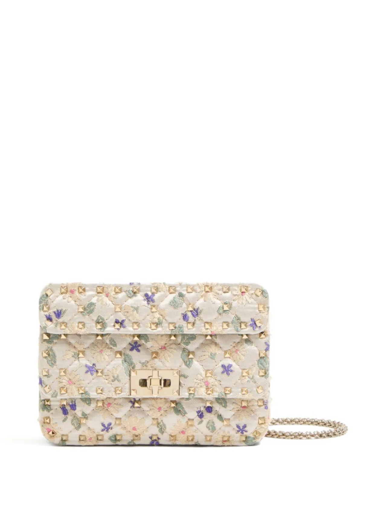 

Valentino Garavani маленькая сумка на плечо Rockstud Spike, нейтральный