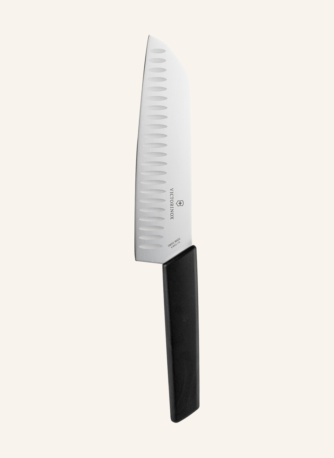 

Нож Сантоку с желобками Victorinox, черный