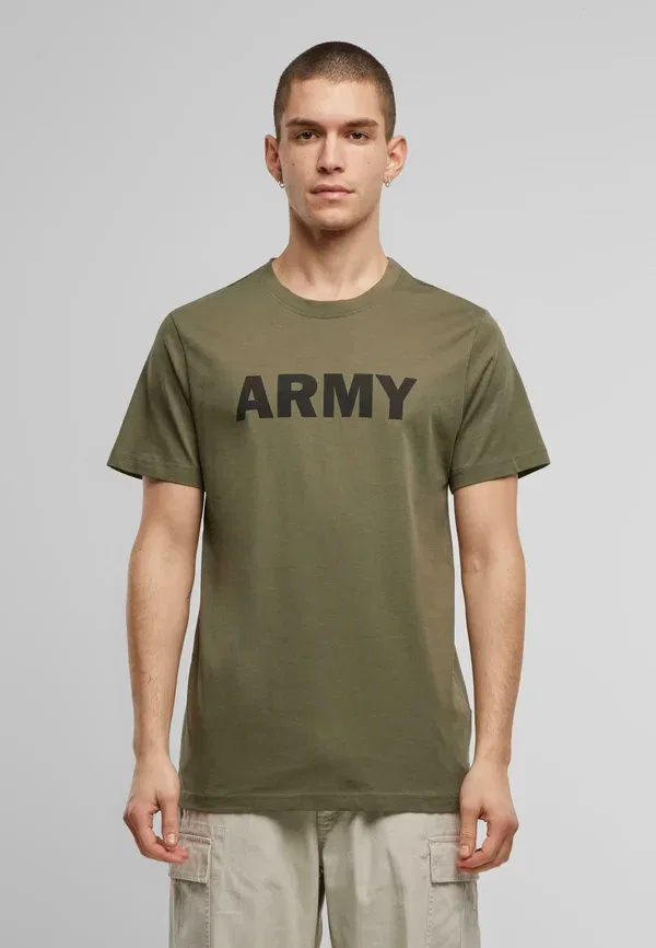 Футболка с принтом Army Brandit, оливковый