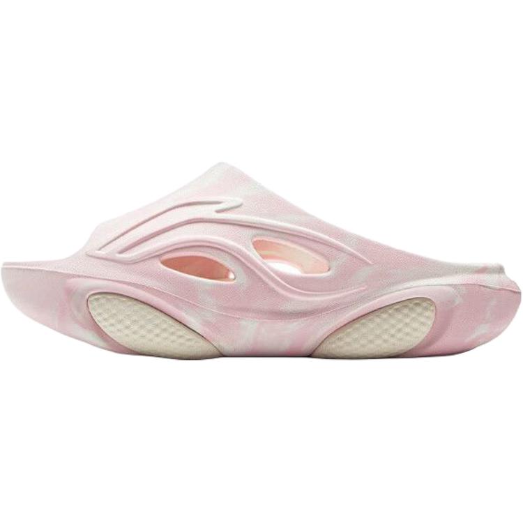 

LINING YOUNG Детские шлепанцы Sports Life Collection, нескользящие, износостойкие, розовые, белые
