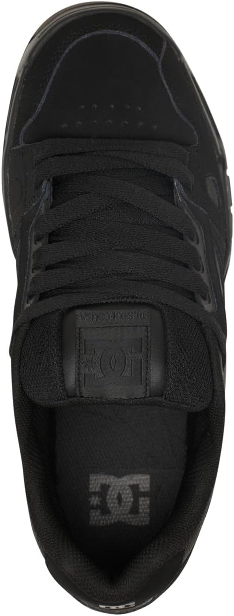 Мужские кеды DC Stag низкие для скейта Dc Shoes, черный — фото 4