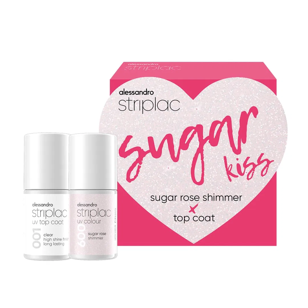 Набор УФ-лаков для ногтей «Striplac Sugar Kiss» от alessandro Alessandro