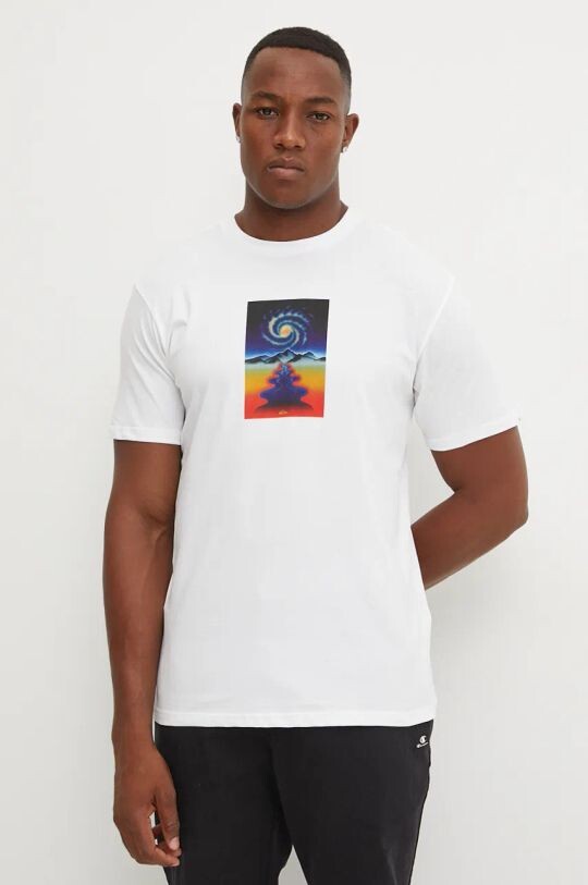 

Футболка «Космическая вибрация» Quiksilver, белый