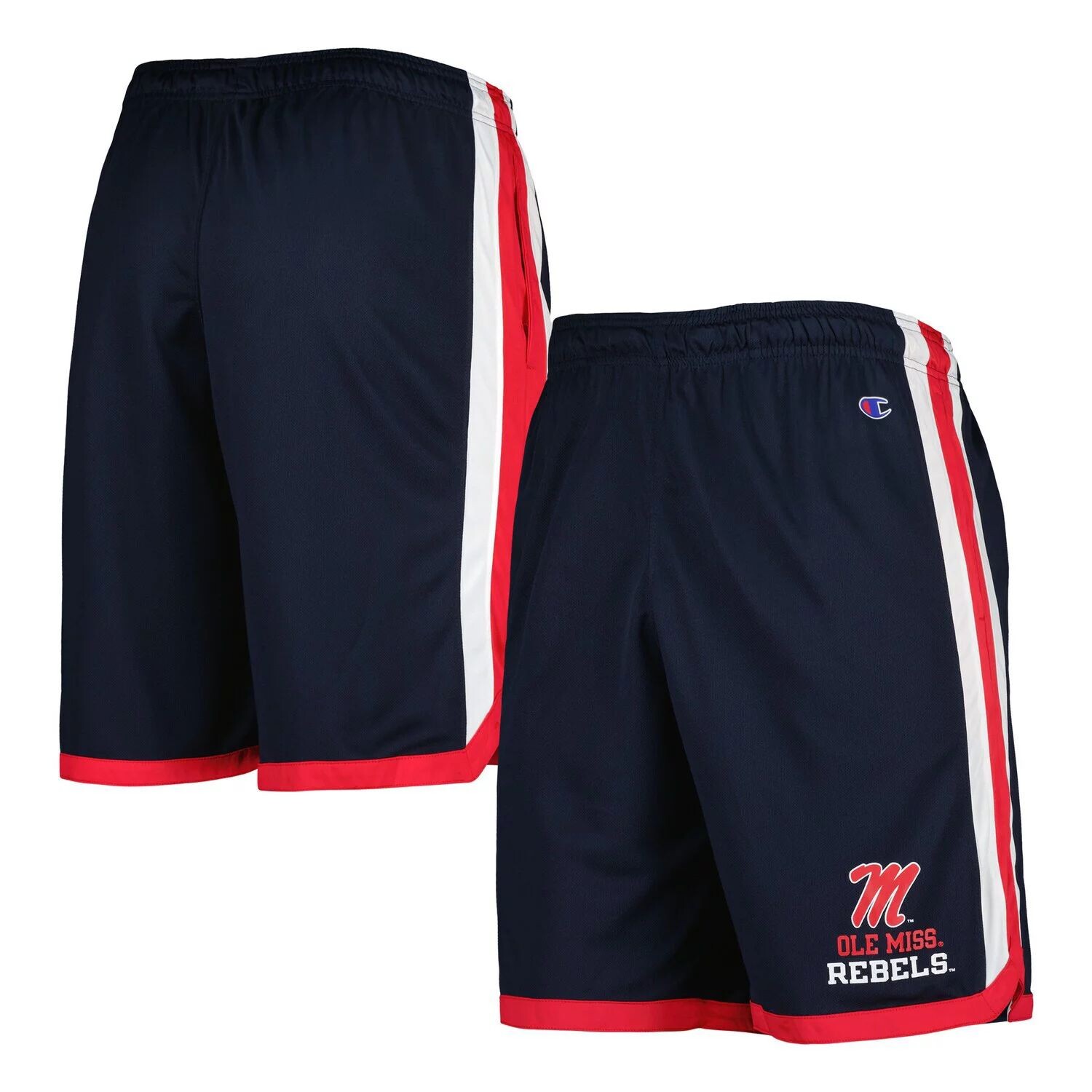 

Мужские темно-синие баскетбольные шорты Ole Miss Rebels Champion