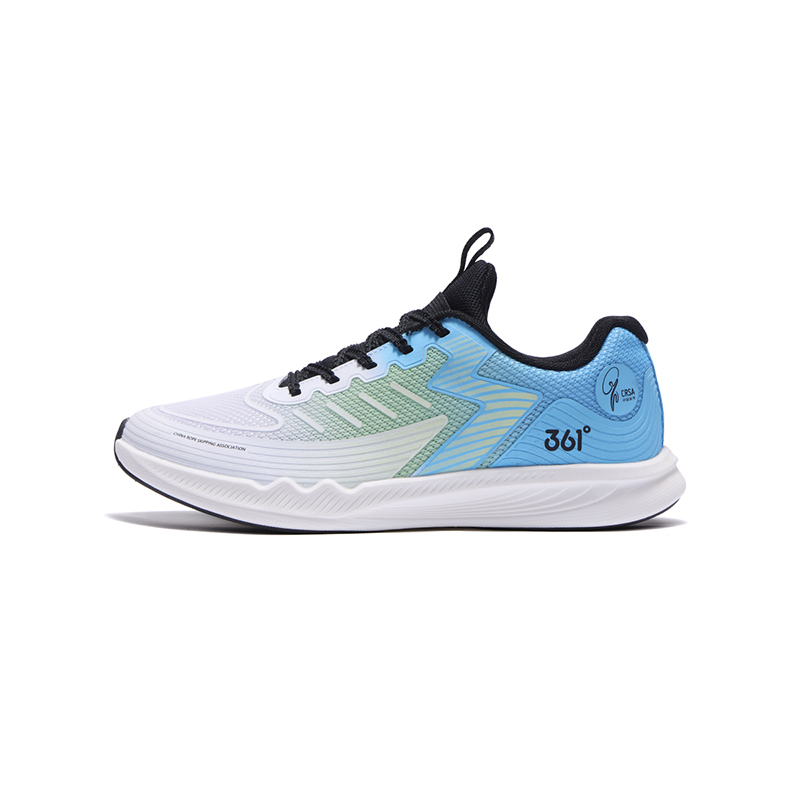 

361°KIDS Легкие кроссовки Light Feather 2.0 с амортизацией и поддержкой, низкие, детские, белого и синего цвета