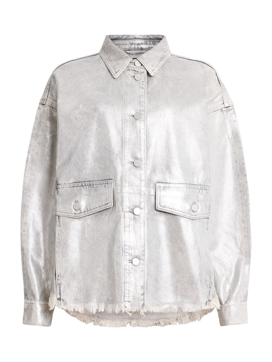 

Джинсовая куртка AllSaints Between-Season Jacket HETTIE, серебряный
