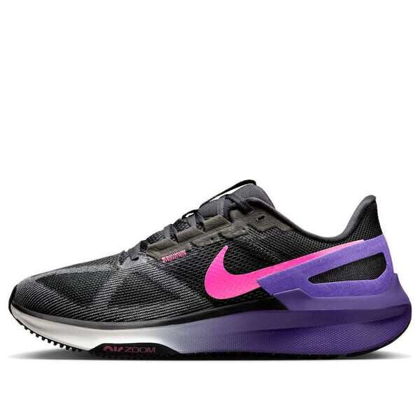 

Кроссовки air zoom structure 25 'black field purple laser fuchsia' Nike, черный