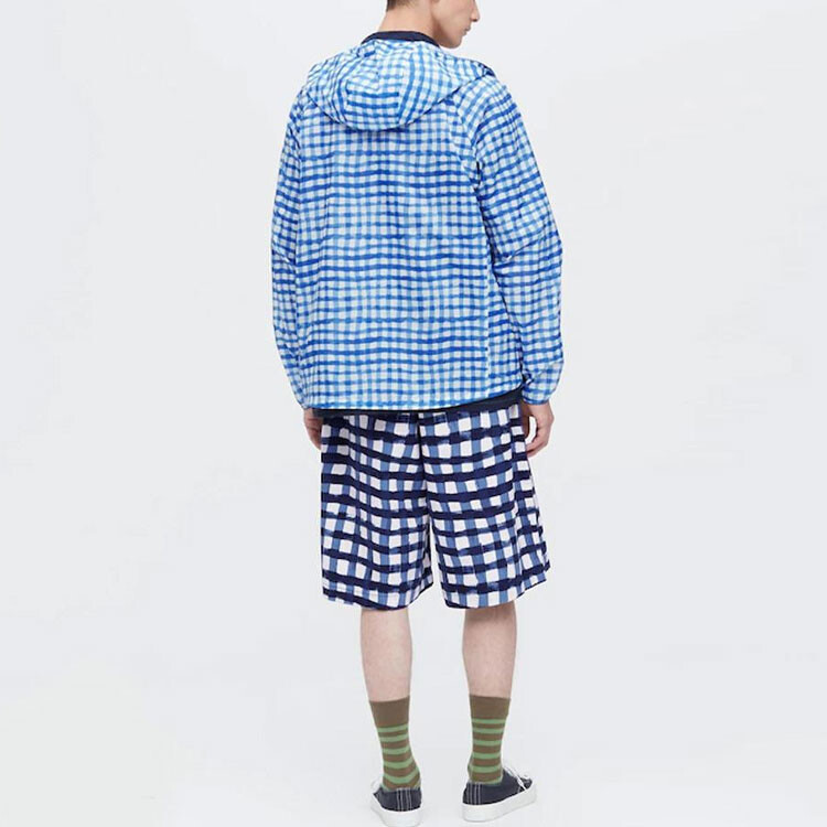 Marni Marni Co-Branding Повседневные шорты унисекс цвета морской волны Uniqlo, цвет Sea Blue — фото 4