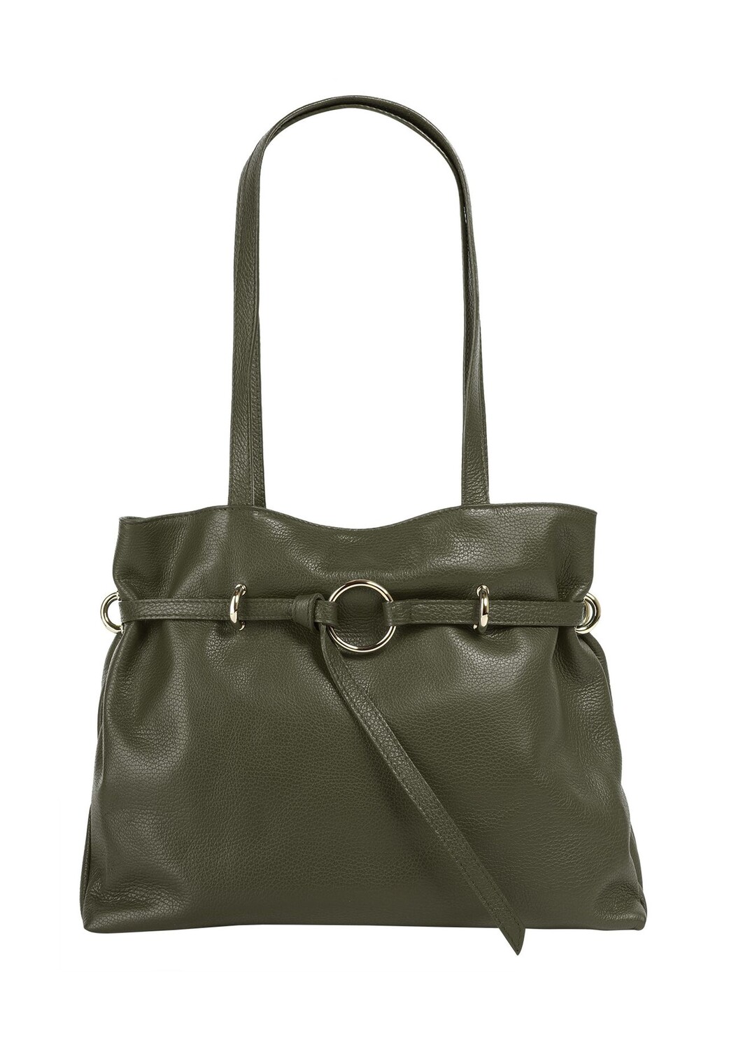 

Сумочка, натуральная кожа, производство Италия Samantha Look, цвет Dunkelgrün