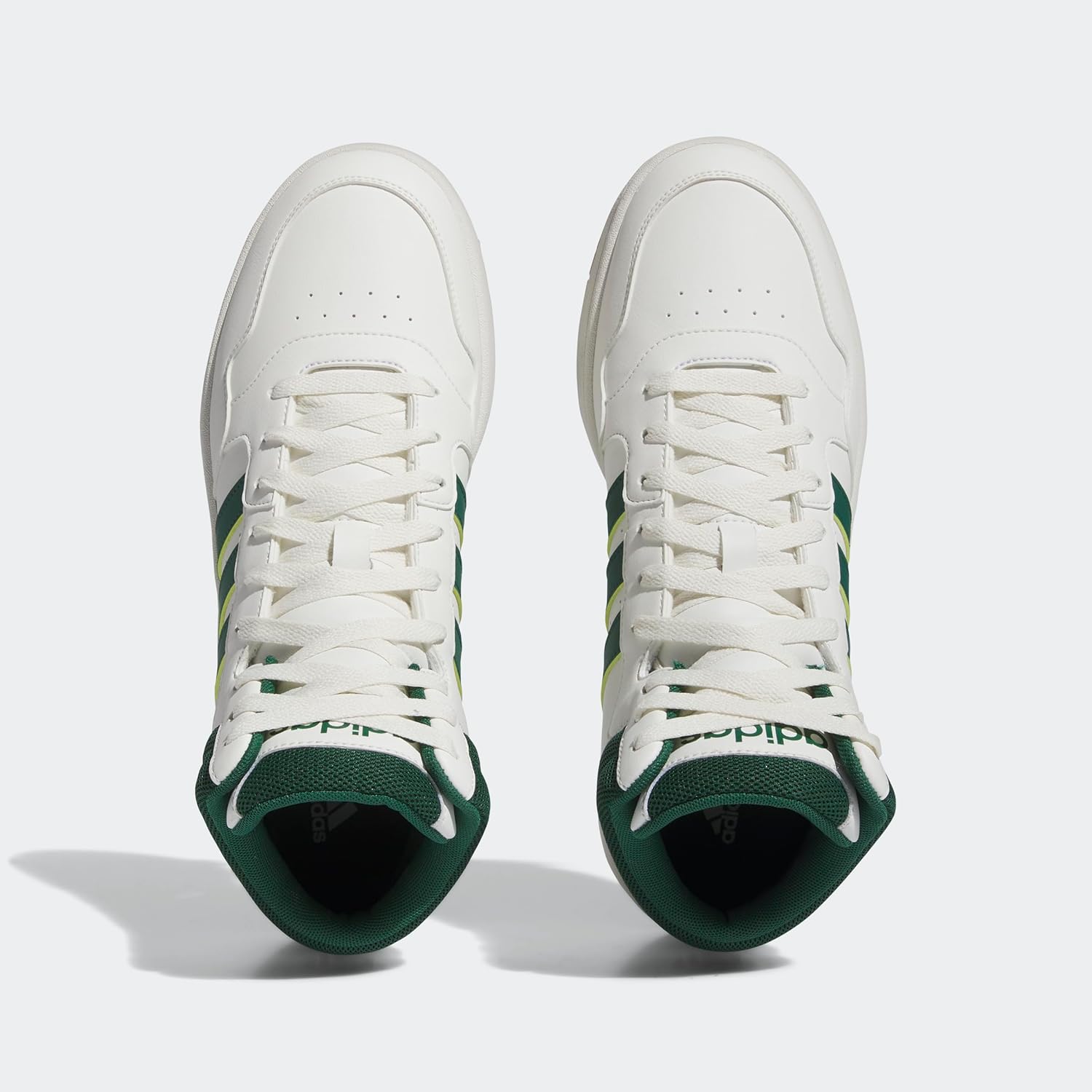 Мужские кроссовки Adidas, белый/зеленый — фото 4