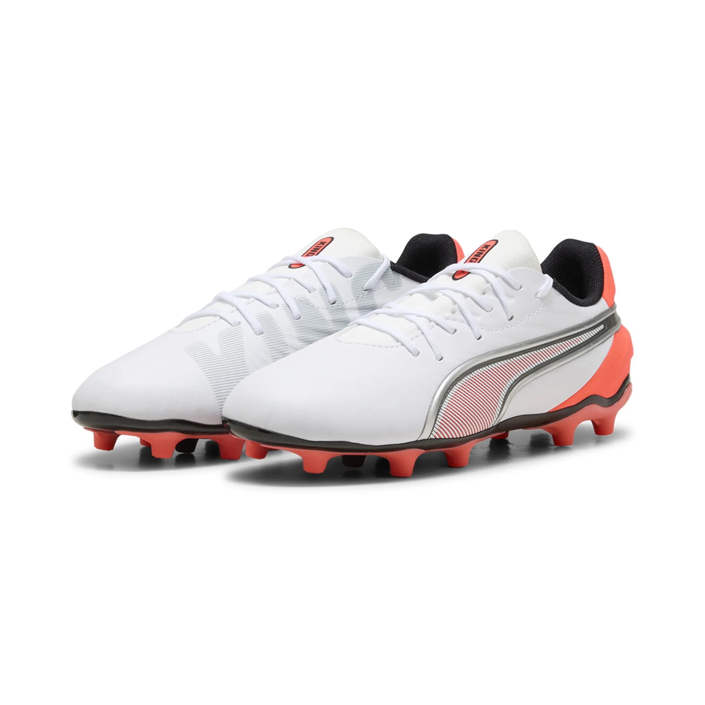 Мужские футбольные бутсы KING MATCH FG/AG Jr Puma, белый — фото 2