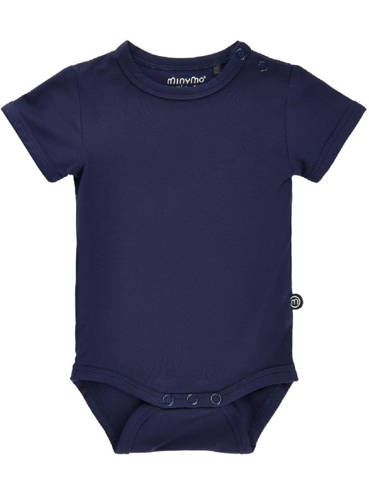

Minymo Детский боди с короткими рукавами "Body SS" синего цвета