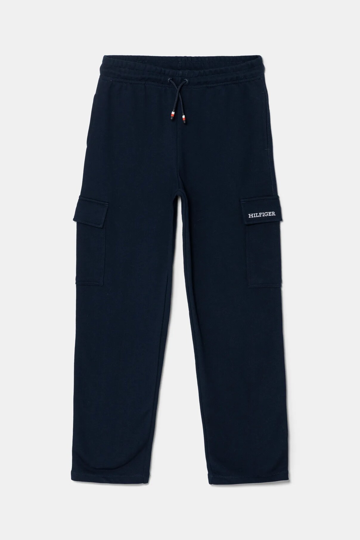 

Детские хлопковые спортивные штаны Tommy Hilfiger, темно-синий