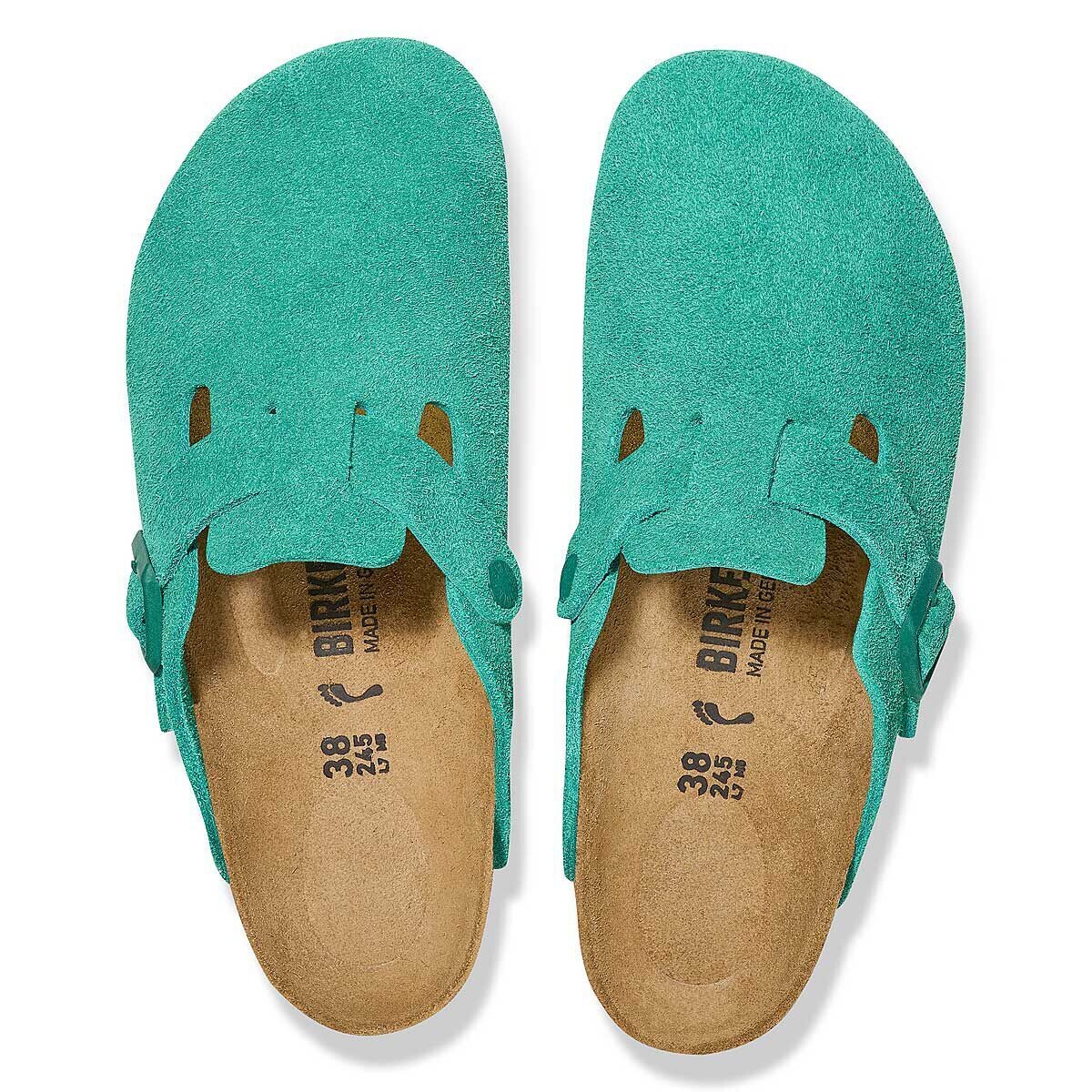 

Шлепанцы Boston VL Цифровой зеленый Birkenstock, цвет Grün/Grün