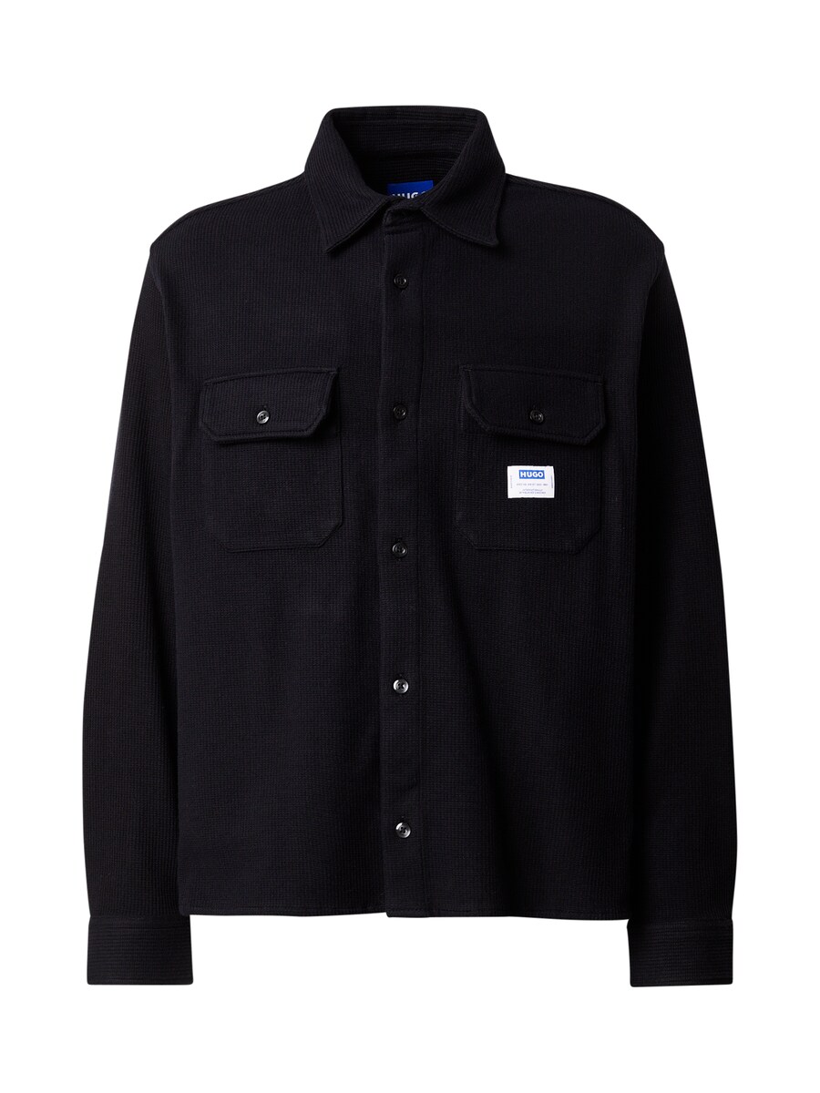 

Повседневная рубашка HUGO Comfort fit Button Up Shirt Ekynone, черный