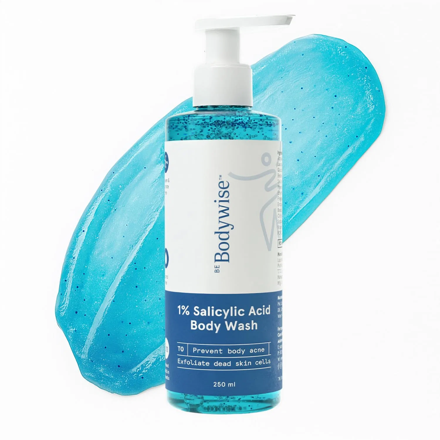 Отшелушивающий гель для душа Be Bodywise с 1% салициловой кислотой Be Bodywise
