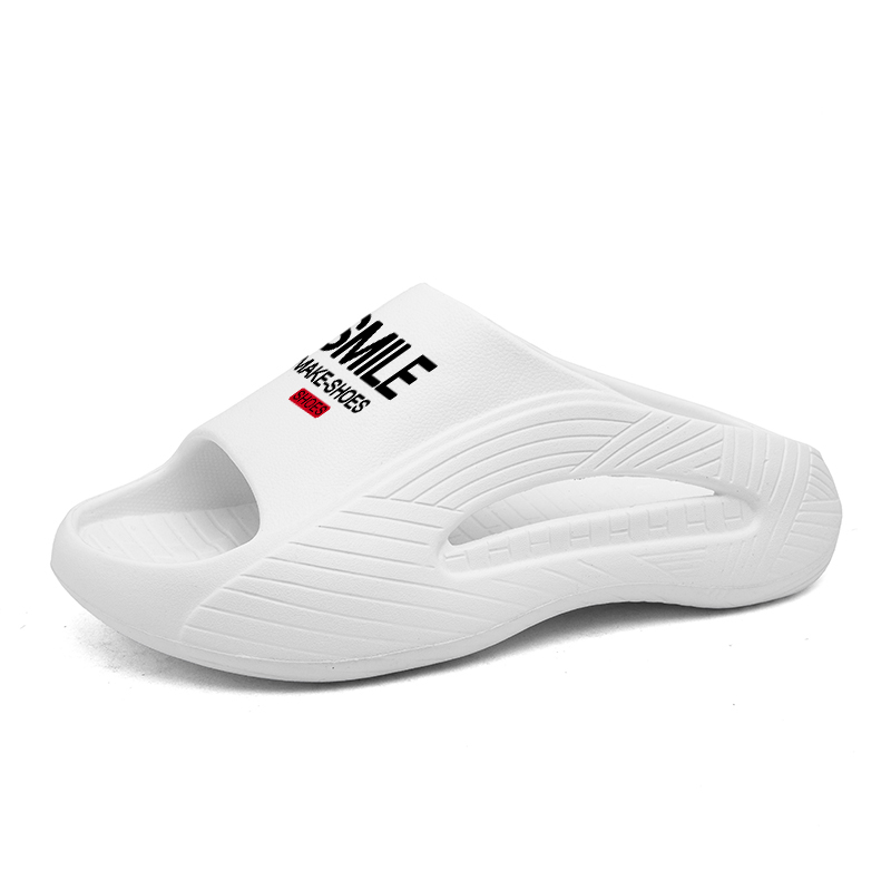 

KLAOSD Скользостойкие антибактериальные тапочки-шлепанцы с амортизацией для мужчин белые, цвет White