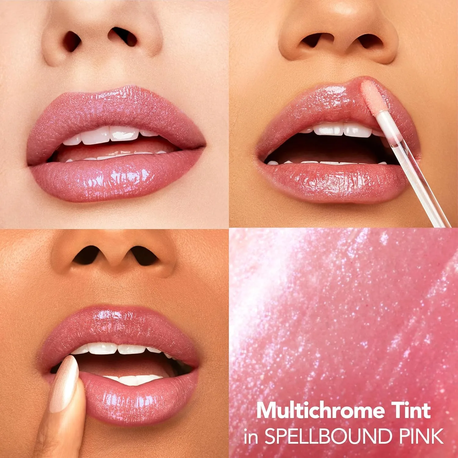 Сыворотка для губ Buxom Plump Shot с коллагеном в оттенке Spellbound Pink Multichrome + кремовые румяна Plump Shot с коллагеновыми пептидами, кремово-пудровые румяна в оттенке Tickled Pink — фото 2