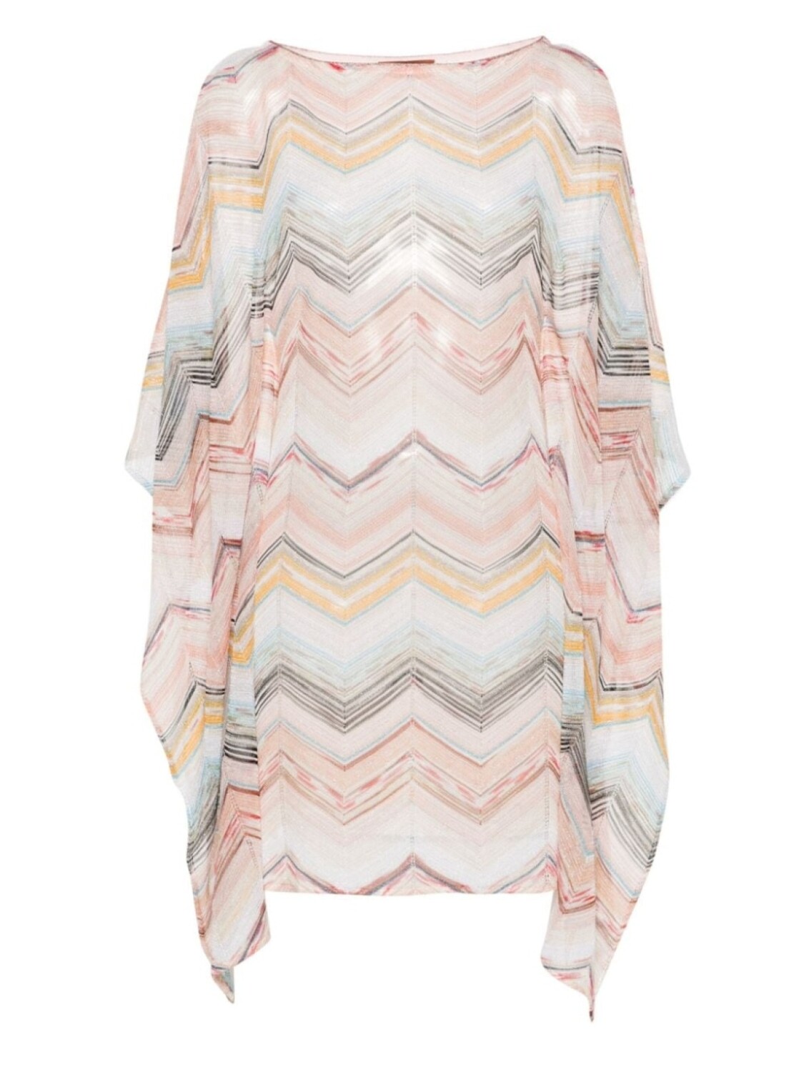 

Missoni платье-кафтан с люрексом, розовый