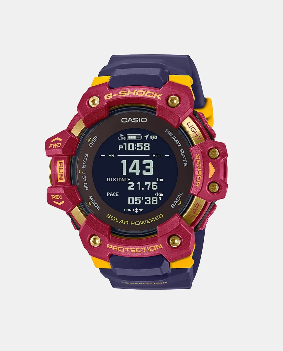 

Мужские часы G-Shock GBD-H1000BAR-4ER в синем и бордовом корпусе из смолы Casio, мультиколор