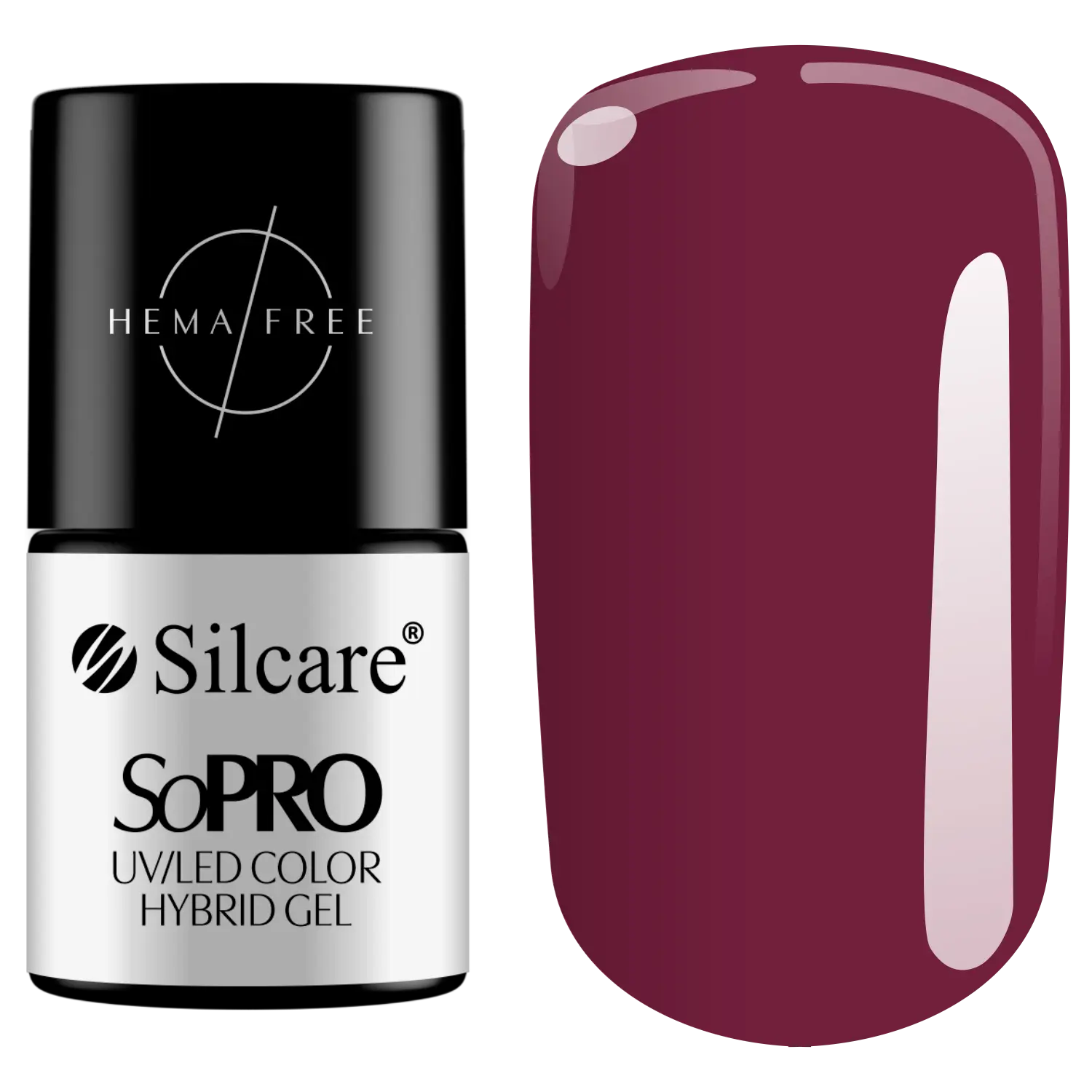 

Гибридный лак для ногтей 017 Silcare Sopro Rich Color, 7 гр