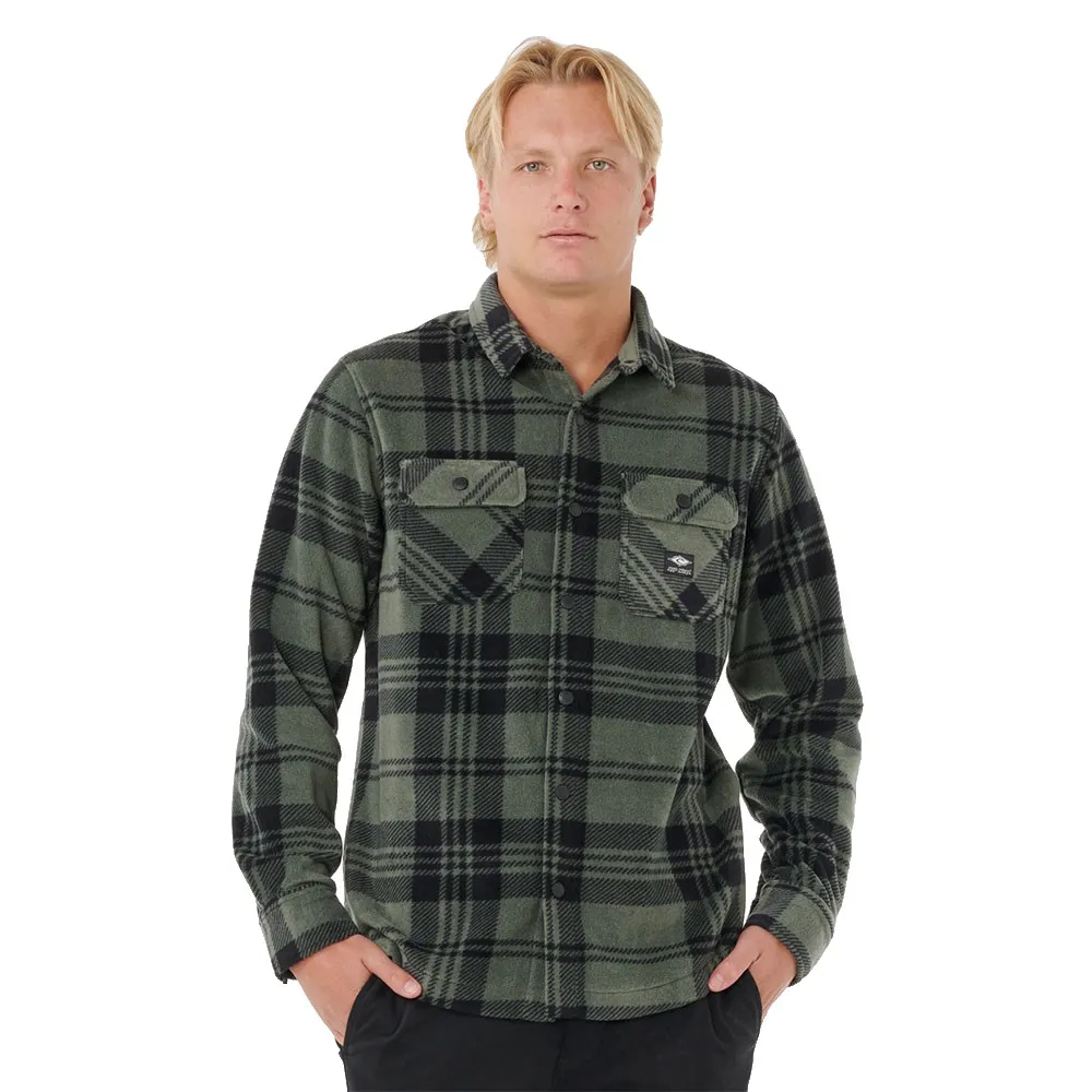 

Рубашка Rip Curl Fun Times Polar Fleece, зеленый