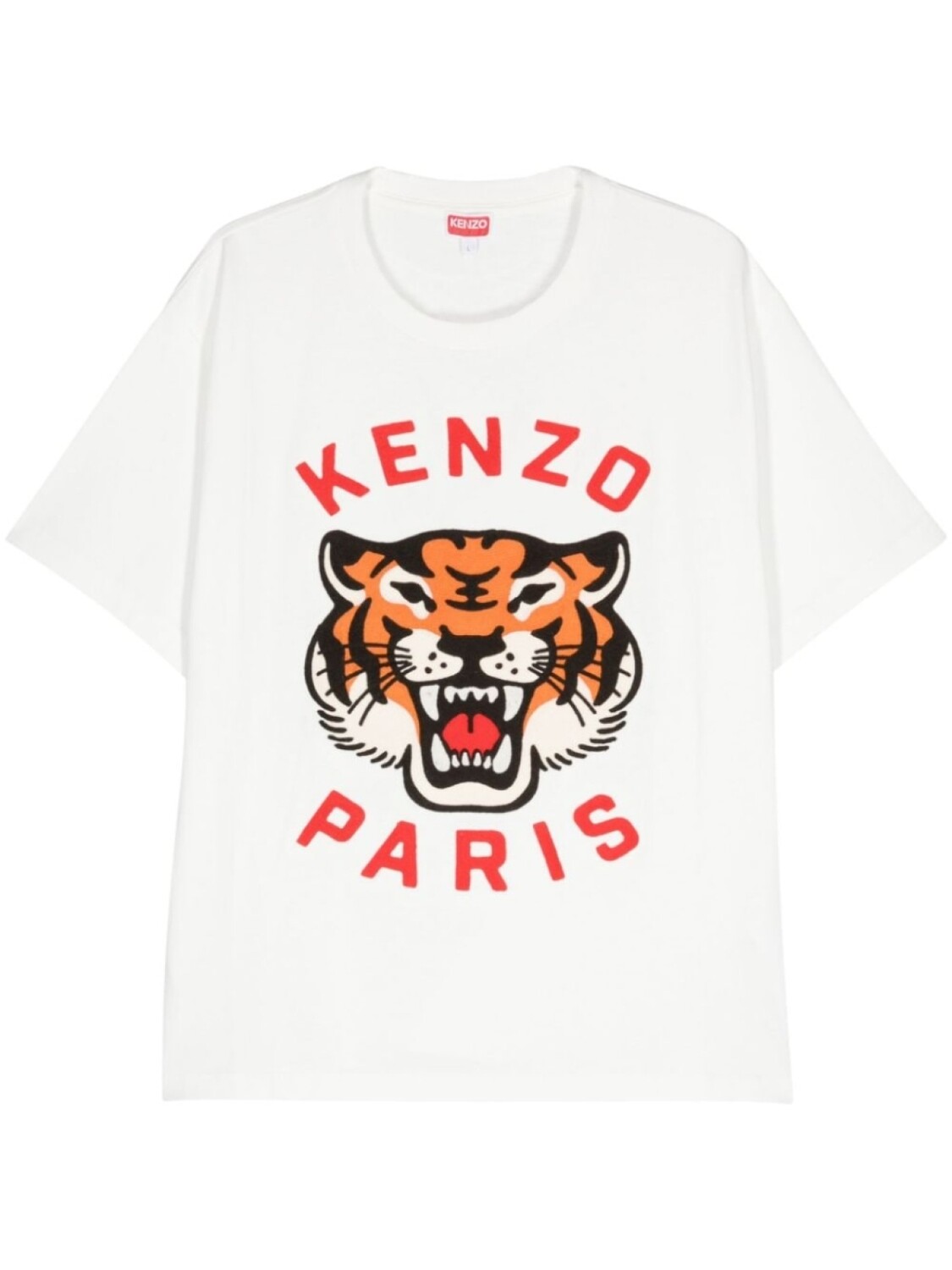 

Kenzo футболка Lucky Tiger из хлопка, белый