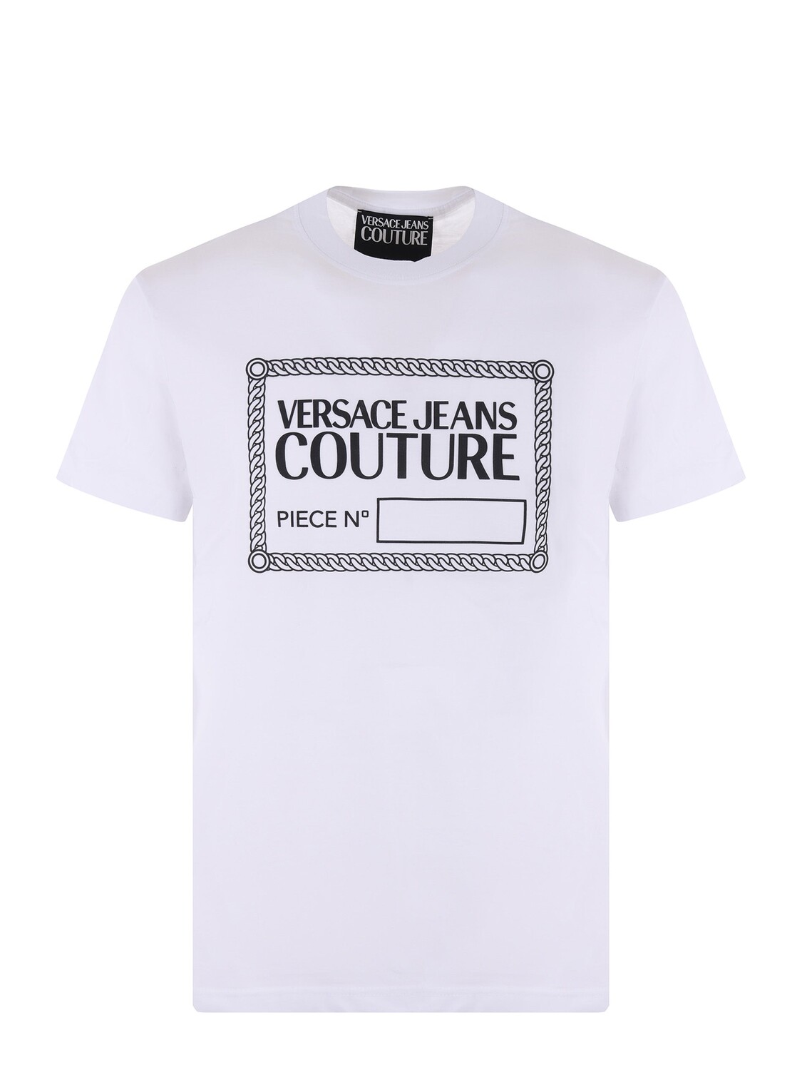 

Мужская футболка с коротким рукавом Versace Jeans Couture White Label Design, белый