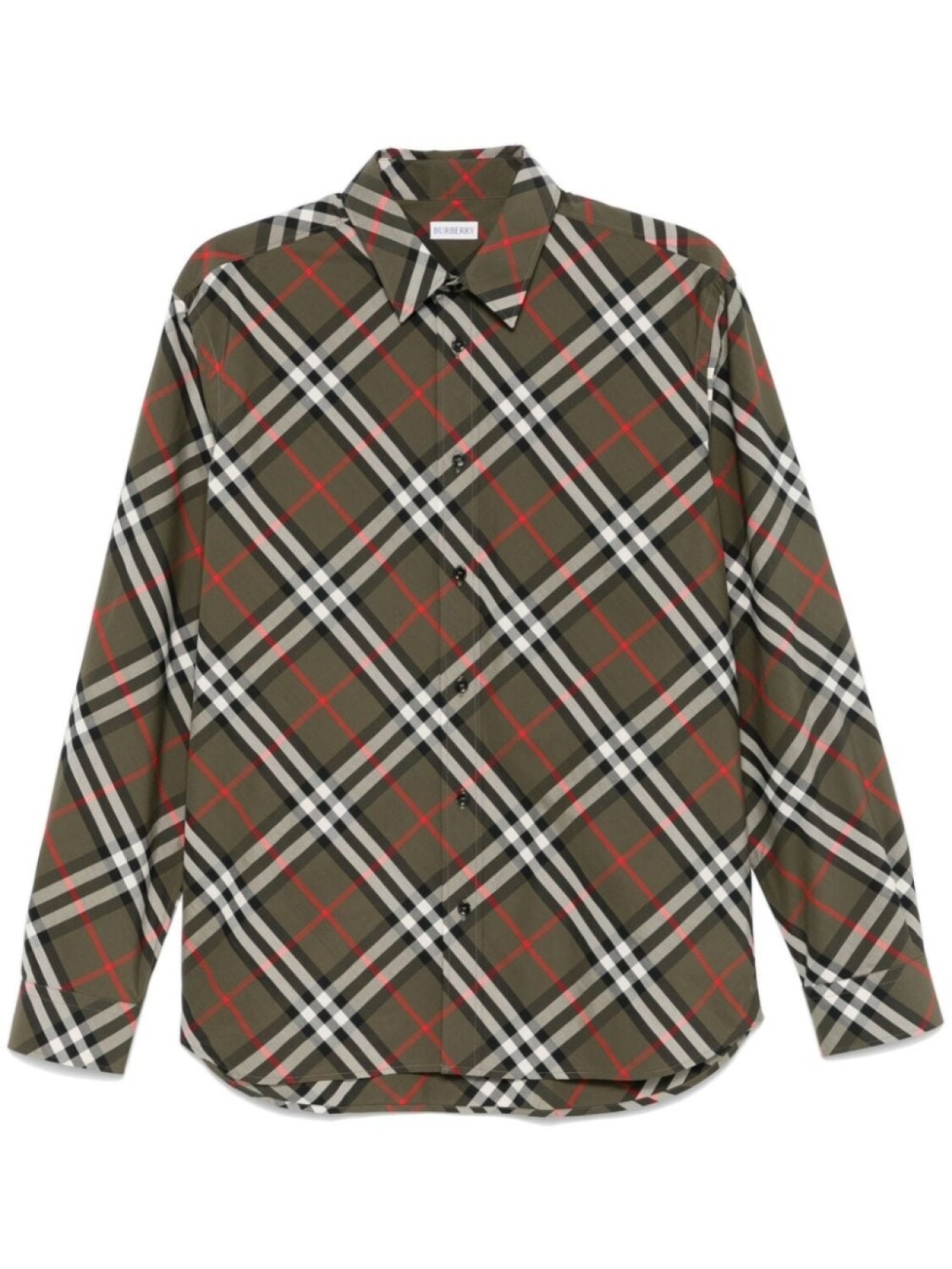 

Burberry рубашка в клетку, зеленый